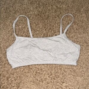 Gray Sport Bra
